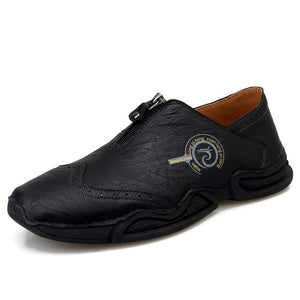 New Summer Genuine Leather Men Casual Shoes