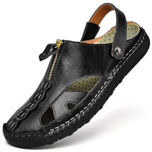 Summer Genuine Leather Men Sandals