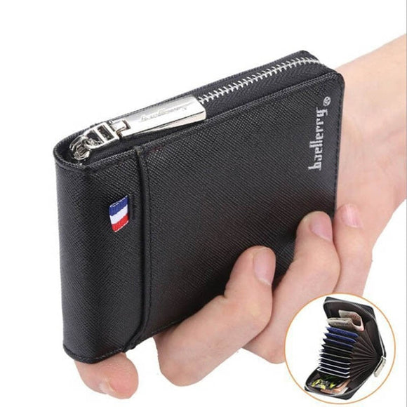 Men's Short Multifunctional Hand Card Holder Wallet