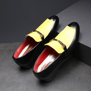 Newest Men Luxury Business Casual Leather Flats Wedding Party Shoes
