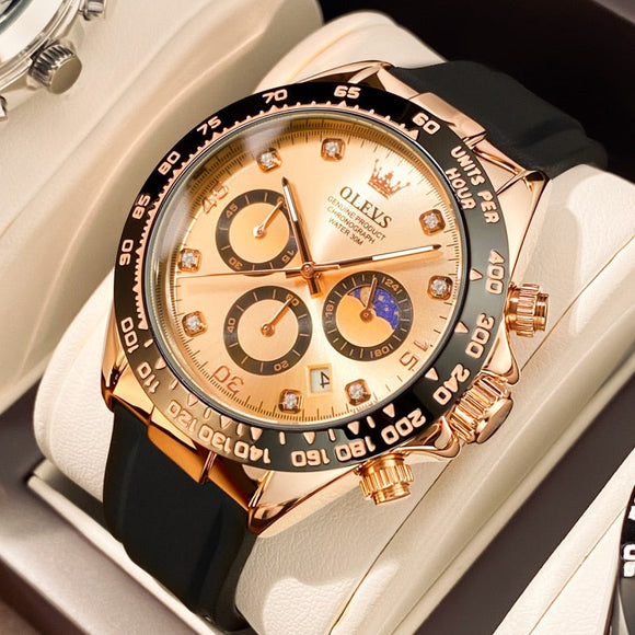Men Luxury Waterproof Luminous Sport Quartz Wristwatch