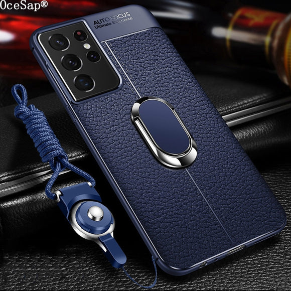 New Magnetic Ring Bracket Back Cover For Samsung Galaxy S21 Ultra Series(Buy 2 Save $10)