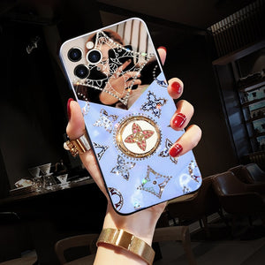 Zicowa Phone Case - Luxury Electroplate Mirror Diamond Case For Iphone 12 Series