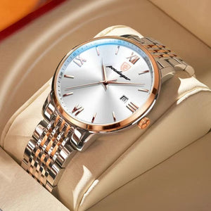 Luxury Men Waterproof Luminous Stainless Steel Watches