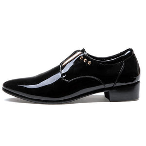 Men's Patent Leather Business Dress Oxford Shoes
