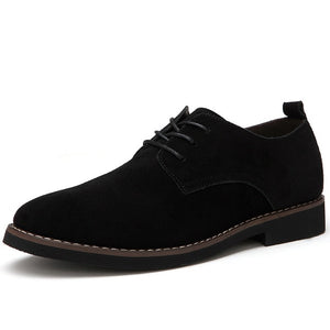 Suede Leather Spring Autumn Casual Men Leather Shoes