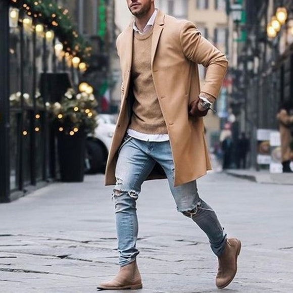 Zicowa Men clothing - Solid Men Slim Fit Long Sleeve Cardigan Jacket