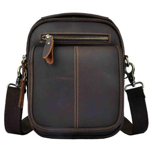 Leather Male Multifunction Fashion Messenger bag