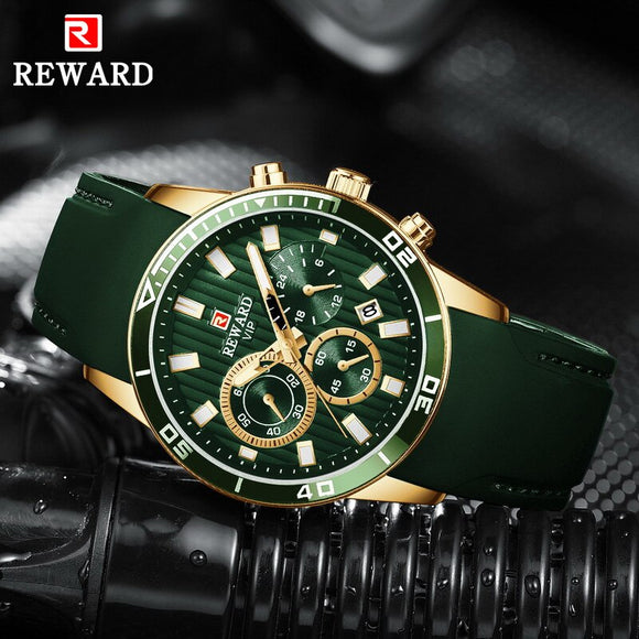 Luxury Chronograph Men Waterproof Date Sport Wrist Watch