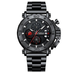 Top Brand Luxury Full Steel Quartz Waterproof Watch