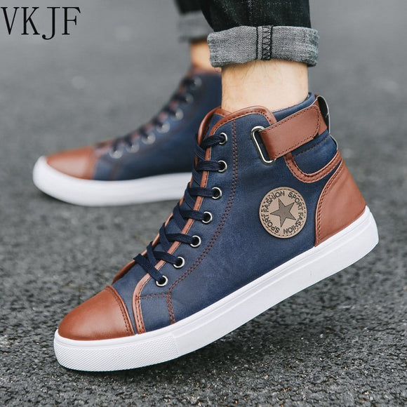 New Style Men Trend High Top Shoes