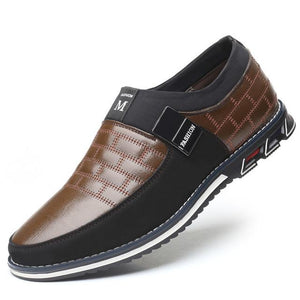 Men M Slip On Casual Leather Shoes(Buy 2 Get Extra 5% OFF,Buy 3 Get Extra 10% OFF)