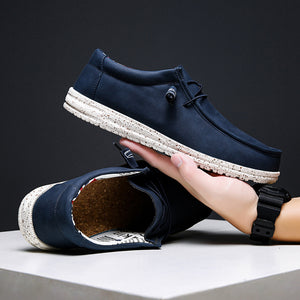 Spring Autumn Men Light Leather Casual Shoes