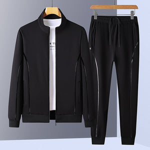 Casual Solid Color Stitching Men Sets
