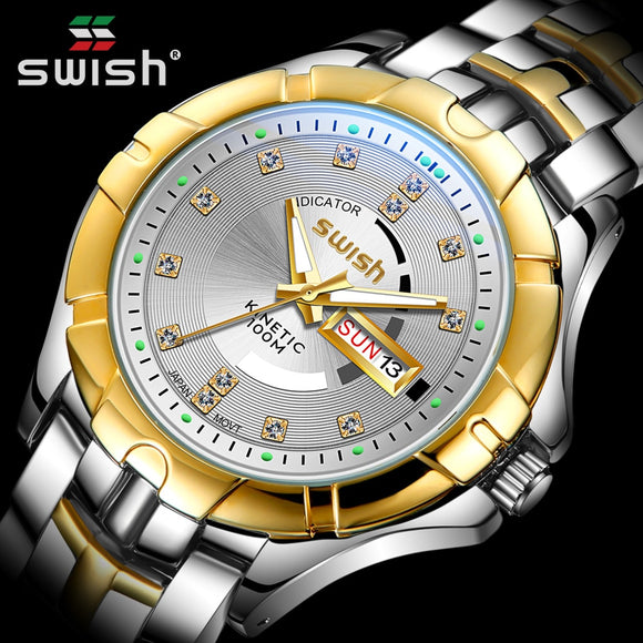 Men Fashion Sport Business Waterproof Quartz Wristwatches