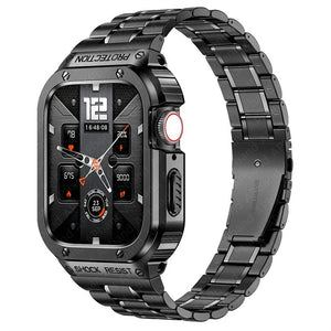 Stainless Steel Case+Strap For Apple Watch