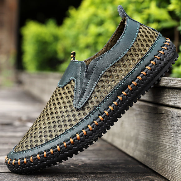 Breathable Mesh Men Outdoor Lightweight Flat Shoes