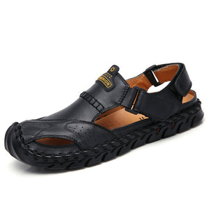 Summer Men Comfortable Breathable Waterproof Lazy Beach Shoes