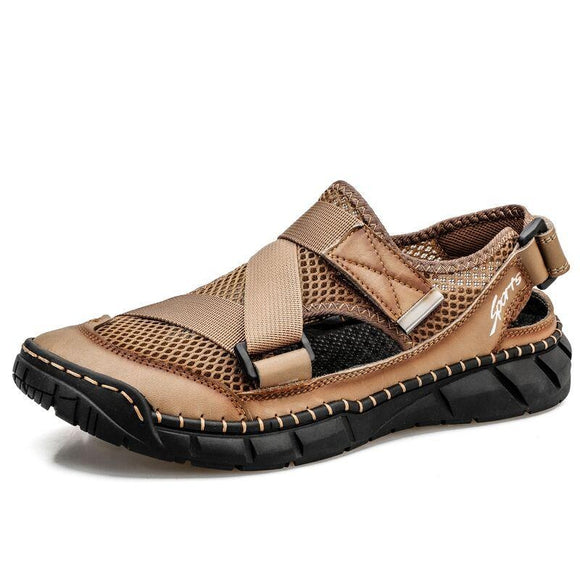 Zicowa Men Shoes - Outdoor Men Leather Sandals