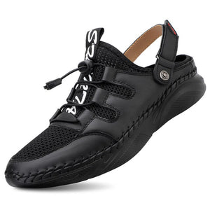 Summer Mesh Breathable Genuine Leather Casual Shoes(Buy 2 Get $10 Off)