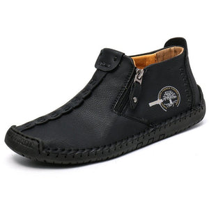 Outdoor Non-slip Fashion Man Footwear Leather High Shoes