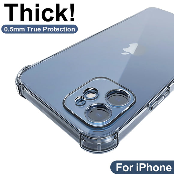 Zicowa Phone Case - Thick Shockproof Silicone Phone Case For iPhone 12 Series
