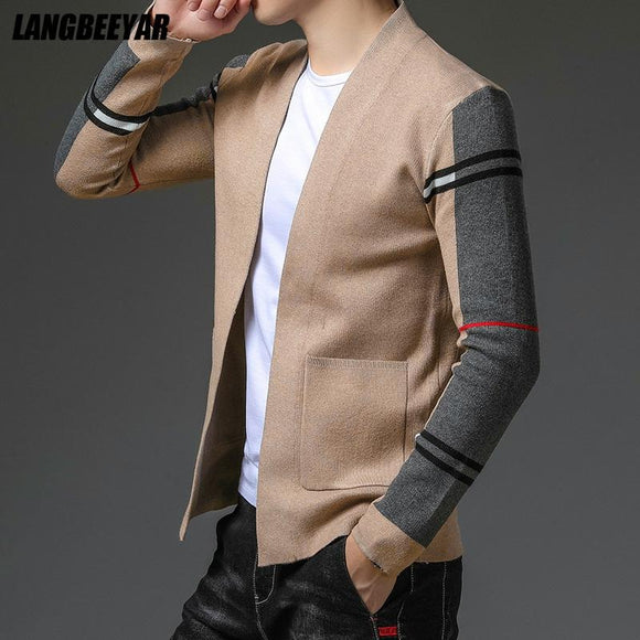 Luxury Men Fashion Knit Cardigans Sweater
