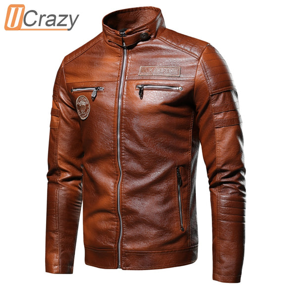 Zicowa Clothing - Casual Motor Distressed Leather Jacket