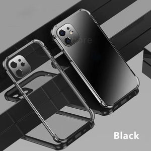 Zicowa Phone Case - Ultra thin Clear Plating phone Case For iPhone 12 Series