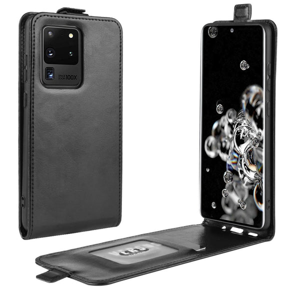Zicowa Phone Case - Vertical Flip Case For Samsung Galaxy S20 Ultra