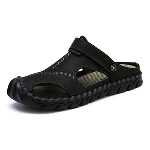 Zicowa Men Shoes - Classic Hollow Breathable Soft Comfortable Slippers(Buy 2 Get Extra 10% OFF,Buy 3 Get Extra 15% OFF)