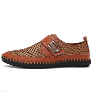 Zicowa Men Shoes - Leather Casual Men Summer Shoes