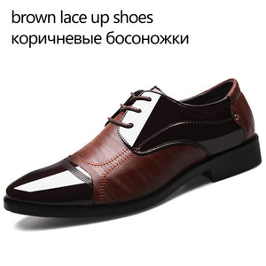 Zicowa Men Shoes - Leather Business Oxford Leather Shoes(Buy 2 Get Extra 10% OFF,Buy 3 Get Extra 15% OFF)