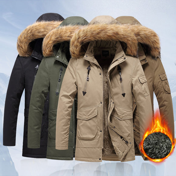 Zicowa Men Clothing - Casual Warm Thick Waterproof Jacket