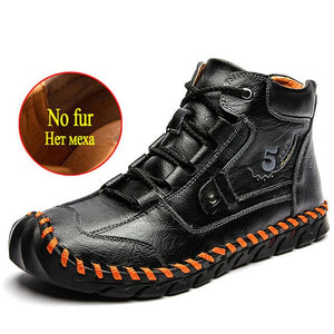Zicowa Men Shoes - Handmade Comfortable Men's Ankle Boots