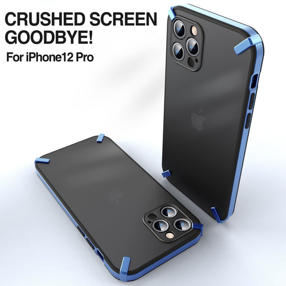 X-Four Straight Edge 3-In-1 Matte Phone Case for iPhone 11 12 Series