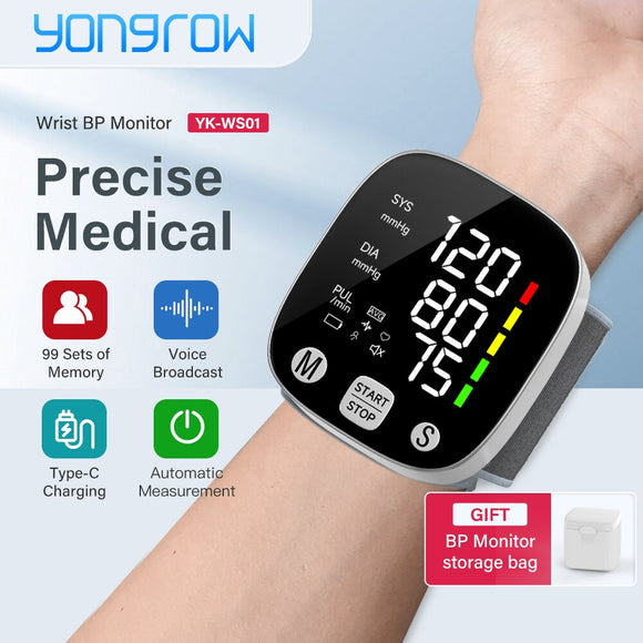 New LED Wrist Blood Pressure Monitor