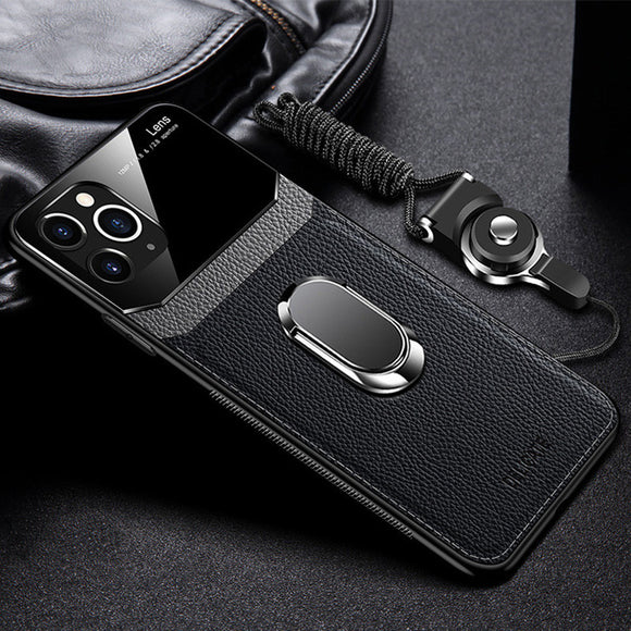 Zicowa Phone Case - Leather+hard PC With Stand Ring Cover