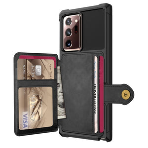 Zicowa Phone Case -  Leather Flip Wallet Cover For Samsung Galaxy Note 20 Ultra