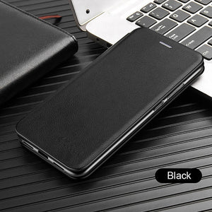 Leather Magnetic Flip Phone Cover For Samsung galaxy S20 S21 S22