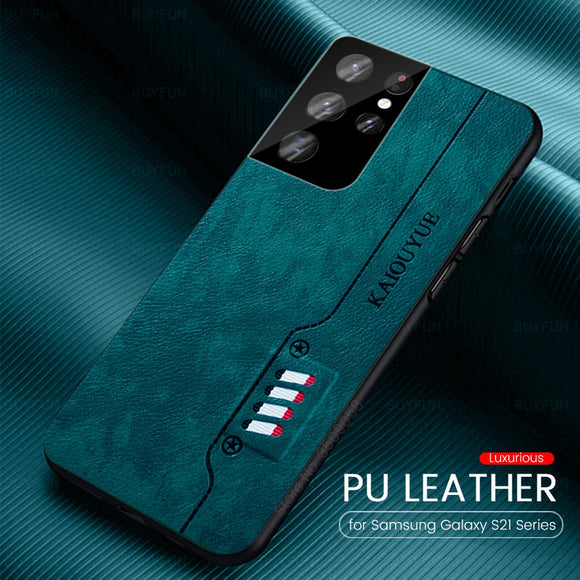 leather texture back cover for samsung galaxy s21 ultra series